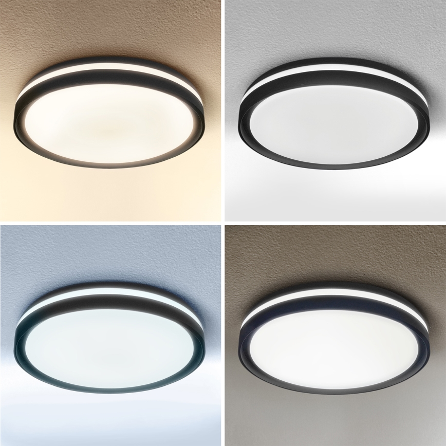 Brilagi - LED prigušiva stropna svjetiljka NAOMI LED/48W/230V 3000-6500K Ø 39 cm crna + daljinski upravljač