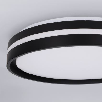 Brilagi - LED prigušiva stropna svjetiljka NAOMI LED/48W/230V 3000-6500K Ø 39 cm crna + daljinski upravljač