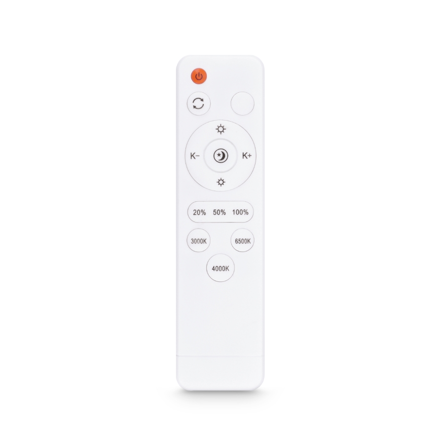 Brilagi - LED prigušivo stropno svjetlo PILANA LED/48W/230V 3000-6500K hrast/bijela 42x42 cm + daljinski upravljač