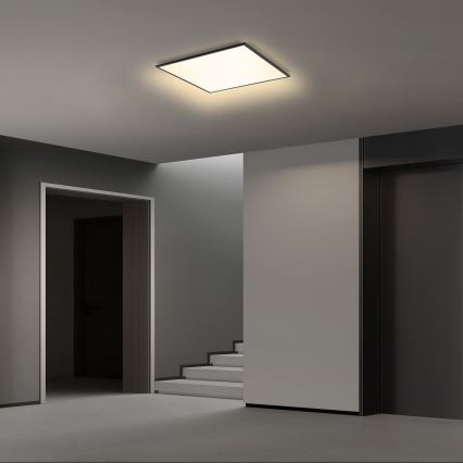 Brilagi - LED prigušivo stropno svjetlo SLIMFRAME LED/36W/230V 45x45 cm 3000–6000K crna + daljinski upravljač