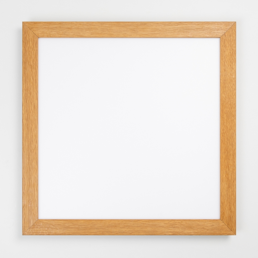 Brilagi - LED stropno svjetlo s mogućnošću prigušivanja SLIMFRAME WOOD LED/58W/230V 64x64 cm 3000-6000K smeđa + daljinski upravljač