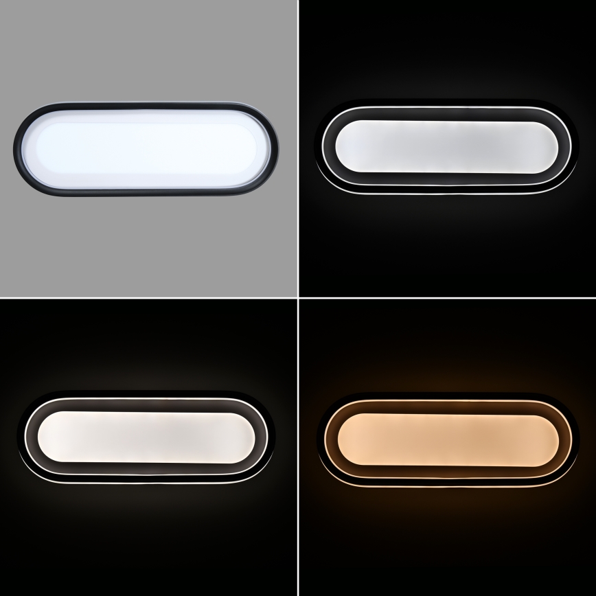 Brilagi - LED stropna svjetiljka TRIVARO s mogućnošću prigušivanja LED/85W/230V 3000-6000K 20x60 cm + daljinski upravljač