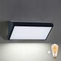 Brilagi - prigušiva LED vanjska zidna svjetiljka TRIANGLE 1xE27/6W/230V 2700-6500K IP65 crna