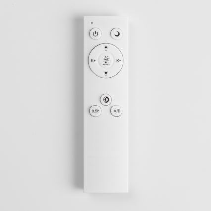 Brilagi - LED prigušivo stropno svjetlo FALCON LED/80W/230V 3000-6500K Ø 60 cm bijela + daljinski upravljač