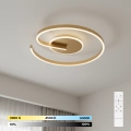 Brilagi - prigušiva stropna LED svjetiljka SPIRAL LED/56W/230V pr. 50 cm 3000/4000/6000K + daljinski upravljač