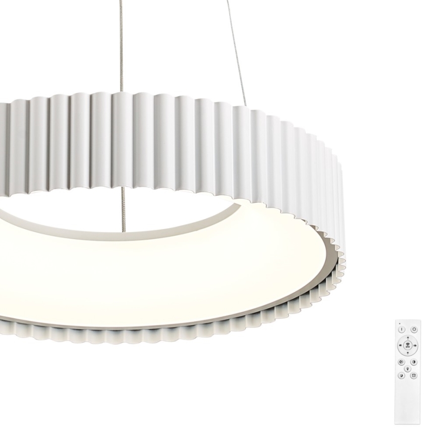 Brilagi - viseći LED luster s mogućnošću prigušivanja na sajli FALCON MODERN LED/30W/230V 3000-6000K Ø 40 cm bijela + daljinski upravljač