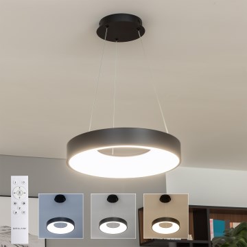 Brilagi - Prigušivi LED luster na sajli FALCON II LED/67W/230V 3000-6500K promjer 40 cm crni + daljinski upravljač
