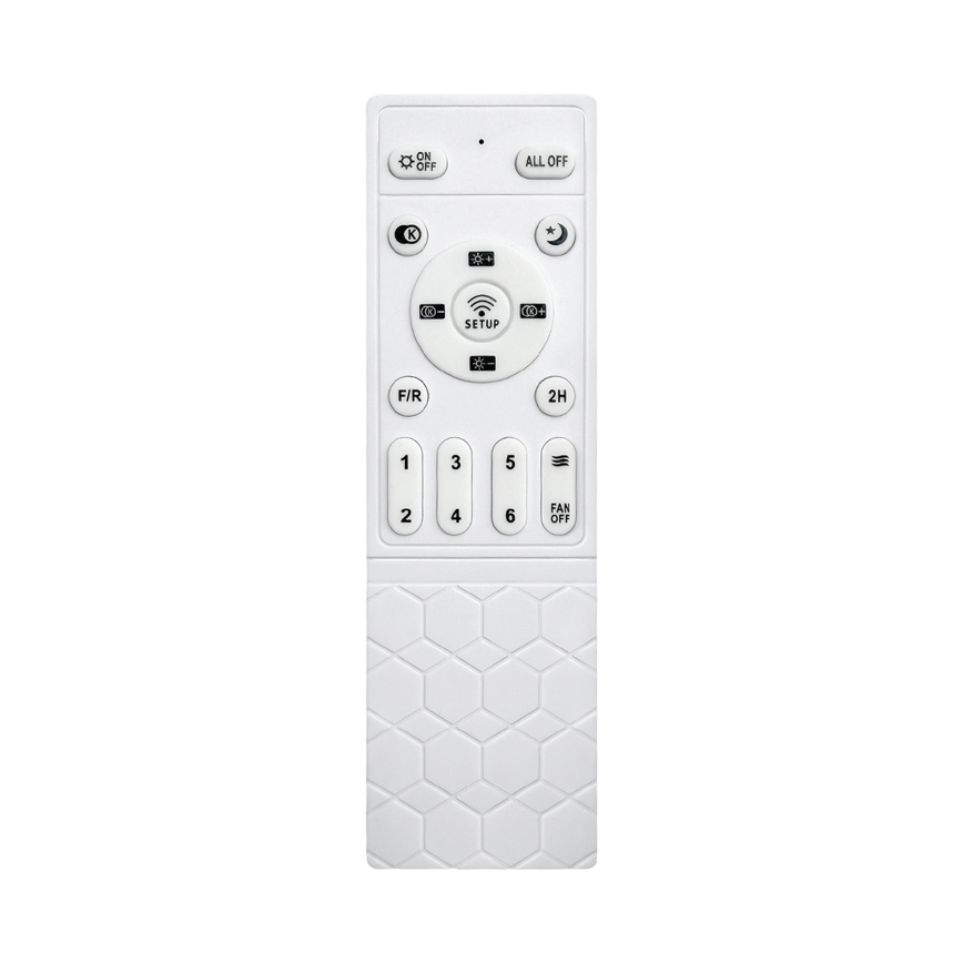 Brilagi - stropni ventilator s mogućnošću prigušenja LED rasvjete LED/32W/230V 95 cm crna/smeđa + daljinski upravljač