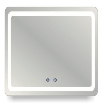 Brilagi - Prigušivo LED grijano kupaonsko ogledalo s pozadinskim osvjetljenjem BELLA LED/16W/230V 60x60 cm 3000/4000/6500K IP44