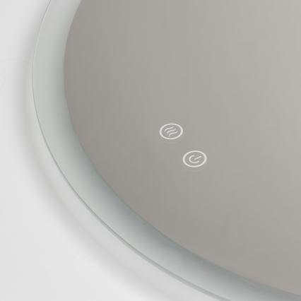 Brilagi - LED grijano kupaonsko ogledalo CLARA PRO LED/19W/230V Ø 60 cm IP44 CRI 90 s mogućnošću prigušenja + CCT