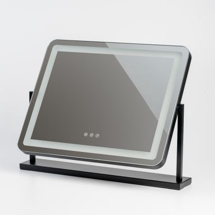 Brilagi - LED ogledalo za šminkanje CALIFORNIA s podesivom svjetlinom LED/25W/230V 3000/4000/6500K 55x44 cm crna