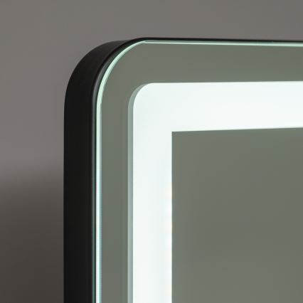 Brilagi - LED ogledalo za šminkanje CALIFORNIA s podesivom svjetlinom LED/25W/230V 3000/4000/6500K 55x44 cm crna