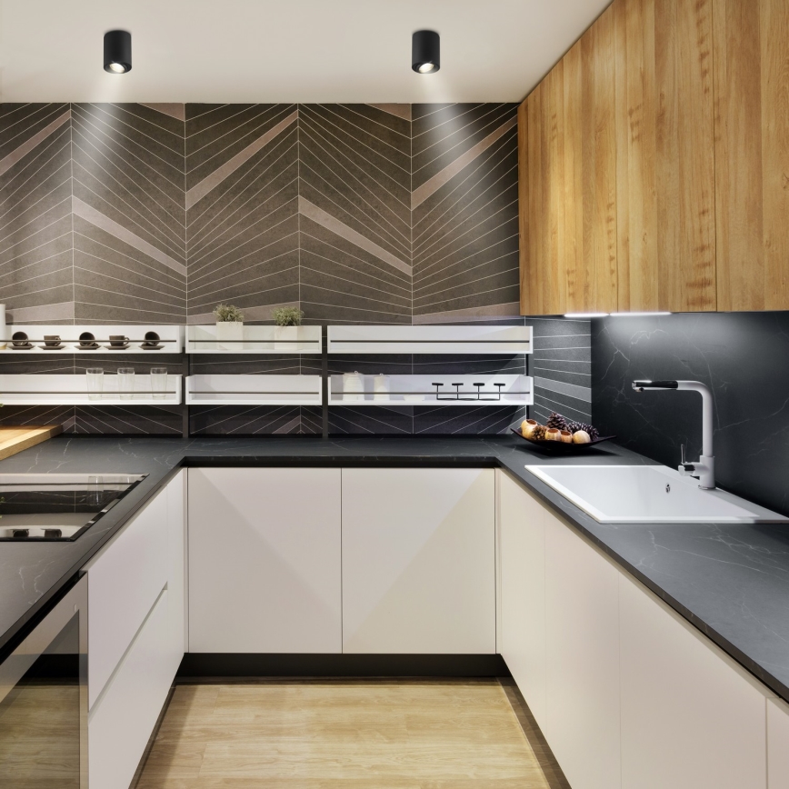 Brilagi - LED RGBW prigušivo spot svjetlo MIA 1xGU10/30W/230V 2700-6500K Wi-Fi 100x80 mm crno