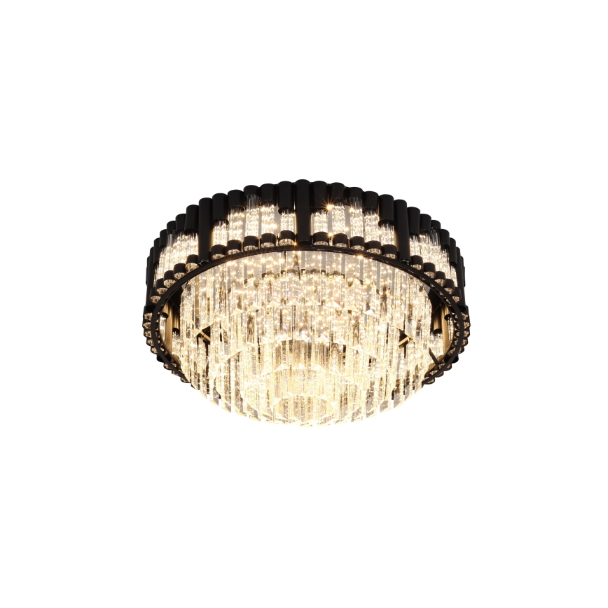 Brilagi - LED stropna svjetiljka CROWN, prigušiva, LED/41W/230V 3000-6000K, promjer 48 cm, crna + daljinski upravljač