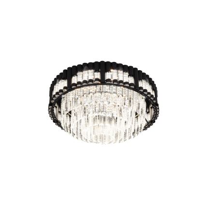 Brilagi - LED stropna svjetiljka CROWN, prigušiva, LED/41W/230V 3000-6000K, promjer 48 cm, crna + daljinski upravljač