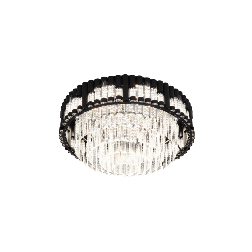 Brilagi - LED stropna svjetiljka CROWN, prigušiva, LED/41W/230V 3000-6000K, promjer 48 cm, crna + daljinski upravljač