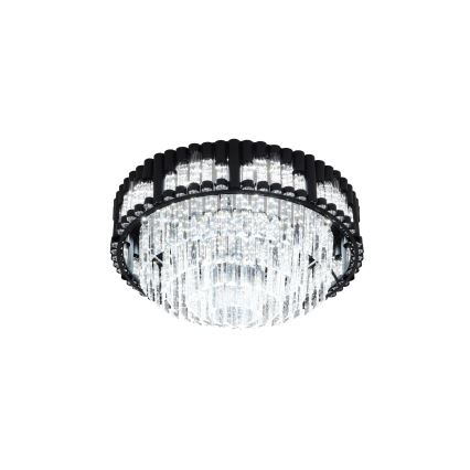 Brilagi - LED stropna svjetiljka CROWN, prigušiva, LED/41W/230V 3000-6000K, promjer 48 cm, crna + daljinski upravljač