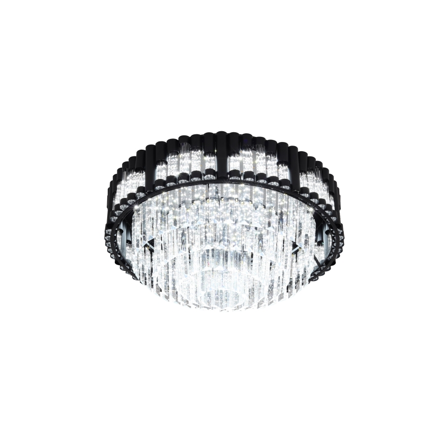 Brilagi - LED stropna svjetiljka CROWN, prigušiva, LED/41W/230V 3000-6000K, promjer 48 cm, crna + daljinski upravljač