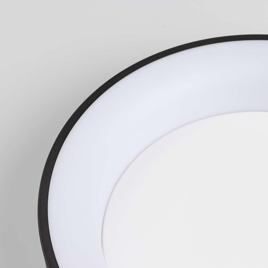 Brilagi - Prigušivo LED stropno svjetlo FALCON LED/80W/230V 3000-6500K Ø 60 cm crno + daljinski upravljač