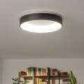 Brilagi - Prigušivo LED stropno svjetlo FALCON LED/80W/230V 3000-6500K Ø 60 cm crno + daljinski upravljač