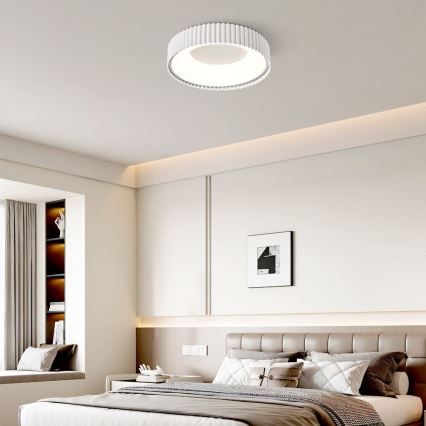 Brilagi - LED stropno svjetlo s prigušivanjem FALCON MODERN LED/30W/230V 3000-6000K 40 cm bijela + daljinski upravljač