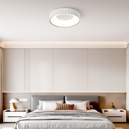 Brilagi - LED stropno svjetlo s prigušivanjem FALCON MODERN LED/30W/230V 3000-6000K 40 cm bijela + daljinski upravljač