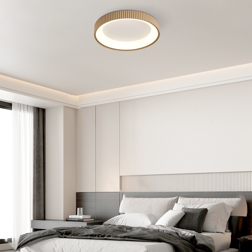 Brilagi - LED prigušivo stropno svjetlo FALCON MODERN LED/54W/230V 3000-6500K 60 cm bež + daljinski upravljač