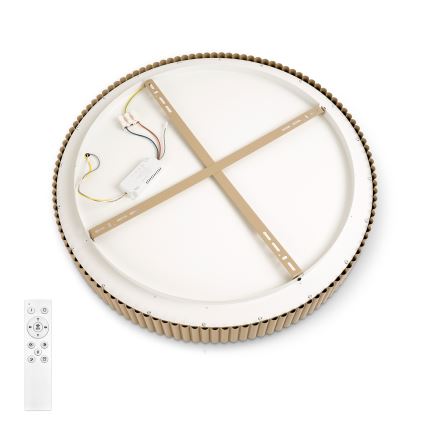 Brilagi - LED prigušivo stropno svjetlo FALCON MODERN LED/54W/230V 3000-6500K 60 cm bež + daljinski upravljač