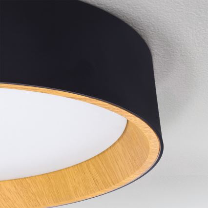 Brilagi - LED stropno svjetlo s prigušivanjem LARIOS LED/72W/230V 3000-6500K crno, promjer 59 cm + daljinski upravljač