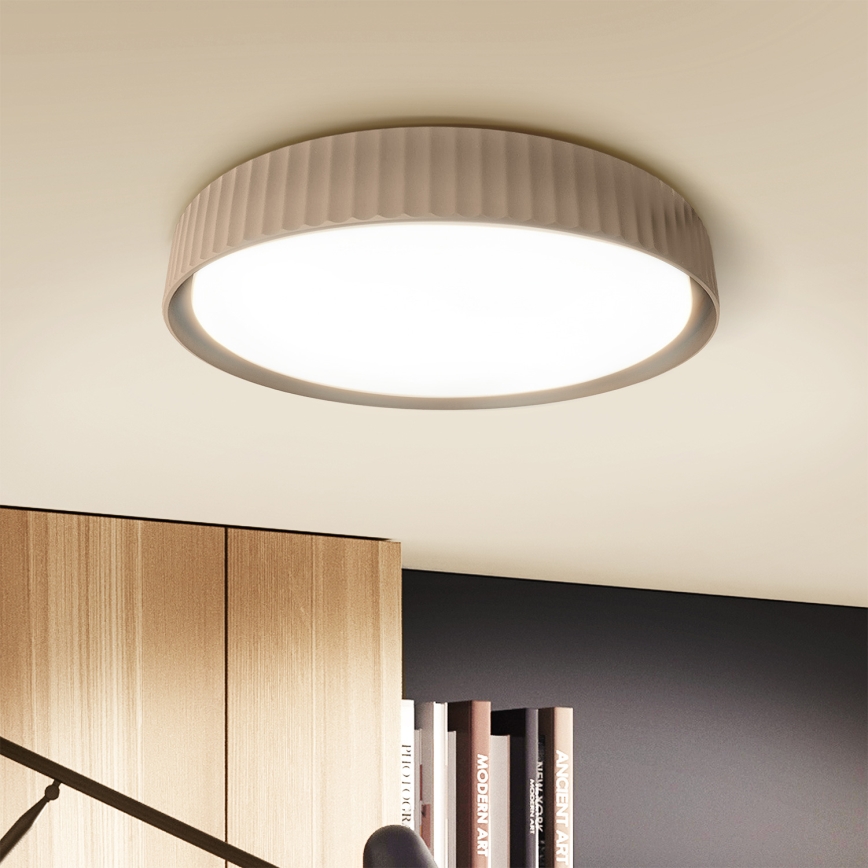 Brilagi - LED prigušivo stropno svjetlo LUCIA LED/48W/230V 3000-6500K Ø 41 cm smeđa + daljinski upravljač