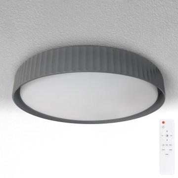 Brilagi - Prigušivo LED stropno svjetlo LUCIA LED/60W/230V 3000-6500K Ø 59 cm sivo + daljinski upravljač