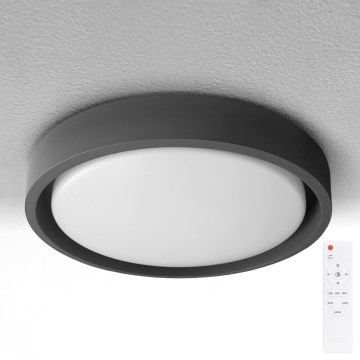 Brilagi - prigušivo LED stropno svjetlo MATTEO LED/60W/230V 3000-6500K Ø 51,5 cm crno + daljinski upravljač