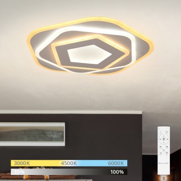Brilagi - prigušivo LED stropno svjetlo MODERN MINI LED/53W/230V 3000-6000K promjer 30 cm + daljinski upravljač