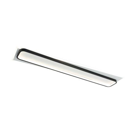 Brilagi - LED stropna svjetiljka s prigušivanjem OUTLINE LED/90W/230V 3000-6000K 18x100 cm bijela/crna + daljinski upravljač