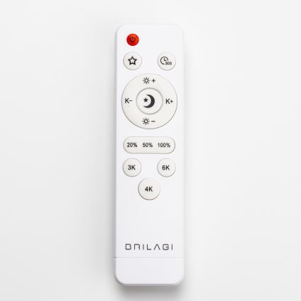 Brilagi - LED prigušivo stropno svjetlo PINE LED/24W/230V drveni Ø 42 cm 3000-6500K + daljinski upravljač