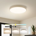 Brilagi - Prigušivo LED stropno svjetlo POOL LED/48W/230V 3000-6000K Ø 40 cm bež + daljinski upravljač