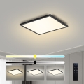 Brilagi - Prigušivo LED stropno svjetlo SLIMFRAME LED/25W/230V 30x30 cm 3000-6000K crno + daljinski upravljač