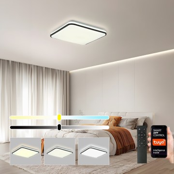 Brilagi - Prigušivo LED stropno svjetlo SMART LED/24W/230V 43x43 cm 3000-6000K Wi-Fi Tuya Beacon + daljinski upravljač