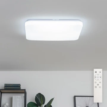 Brilagi - Prigušivo LED stropno svjetlo SMART LED/28W/230V 43x43 cm 2700-6500K Wi-Fi Tuya + daljinski upravljač
