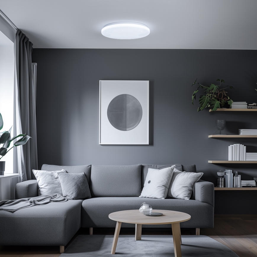 Brilagi - LED prigušivo stropno svjetlo SMART STARS LED/36W/230V promjer 48 cm 3000-6000K Wi-Fi Tuya Beacon + daljinski upravljač