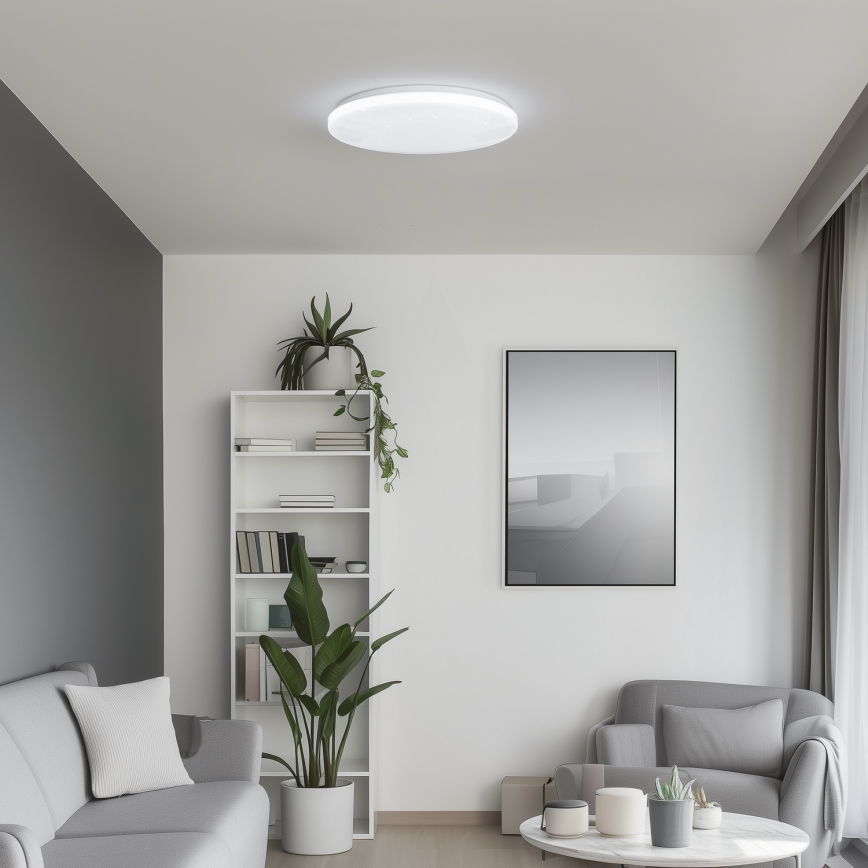 Brilagi - LED prigušivo stropno svjetlo SMART STARS LED/36W/230V promjer 48 cm 3000-6000K Wi-Fi Tuya Beacon + daljinski upravljač