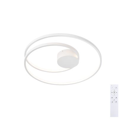 Brilagi - Prigušivo LED stropno svjetlo TWISTER LED/48W/230V 3000-6000K Ø 50 cm bijela + daljinski upravljač