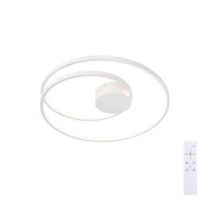 Brilagi - Prigušivo LED stropno svjetlo TWISTER LED/48W/230V 3000-6000K Ø 50 cm bijela + daljinski upravljač