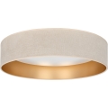 Brilagi - Prigušivo LED stropno svjetlo VELVET SMARTIX STARS LED/24W/230V 3000-6000K Ø 45 cm krem/zlatna Wi-Fi Tuya Beacon + daljinski upravljač