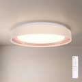 Brilagi - Prigušivo LED stropno svjetlo WALDO LED/48W/230V 3000-6500K Ø 40 cm bež/zlatno + daljinski upravljač