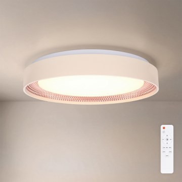 Brilagi - Prigušivo LED stropno svjetlo WALDO LED/48W/230V 3000-6500K Ø 40 cm bež/zlatno + daljinski upravljač