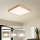 Brilagi - Prigušivo LED stropno svjetlo WOODLINE SQUARE LED/80W/230V 3000-6000K hrast 60x60 cm + daljinski upravljač
