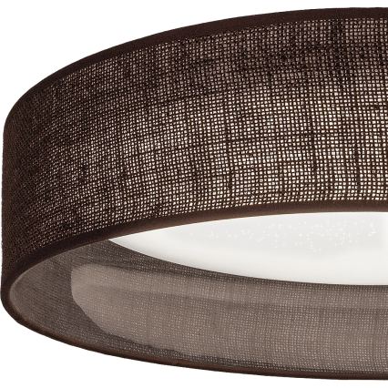 Brilagi - LED prigušiva stropna svjetiljka VELVET SMARTIX STARS LED/24W/230V 3000-6000K promjer 45 cm smeđa Wi-Fi Tuya Beacon + daljinski upravljač