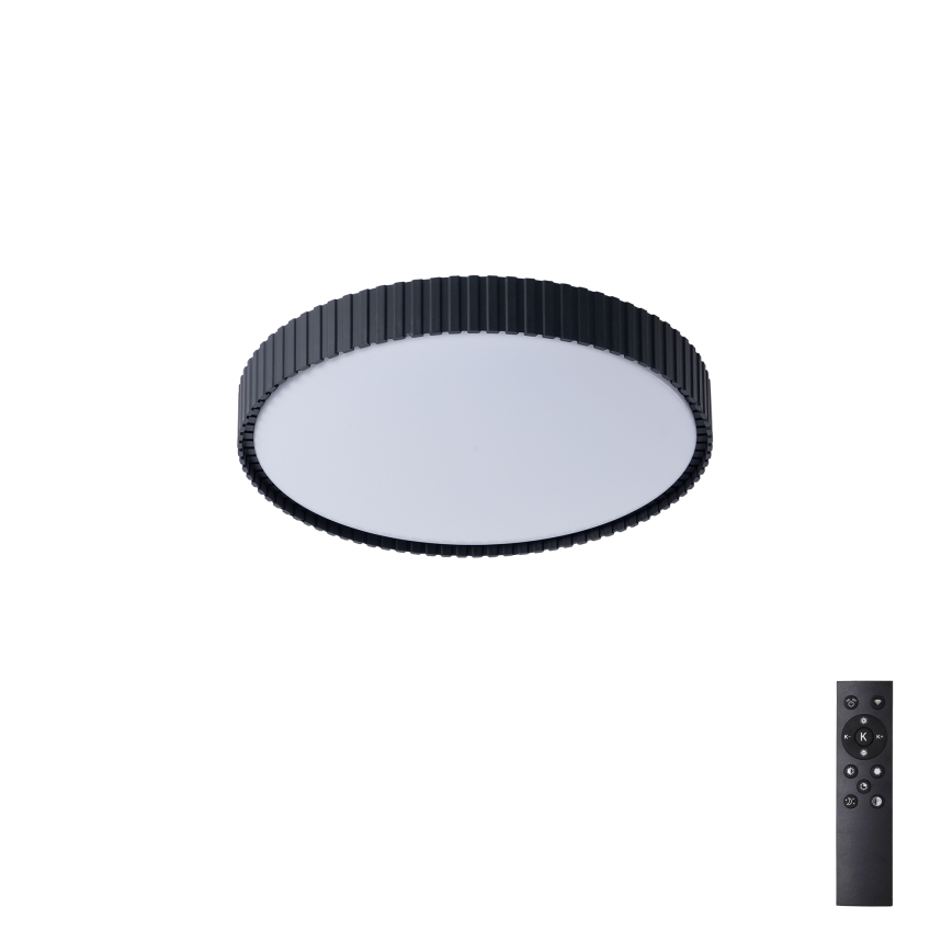 Brilagi - LED stropno svjetlo ORINO, s mogućnošću prigušivanja, LED/54W/230V 3000-6000K, crno, promjer 43 cm + daljinski upravljač