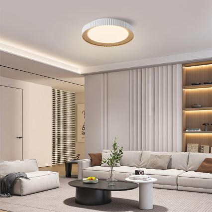 Brilagi - LED prigušiva stropna svjetiljka NEXO LED/48W/230V 3000-6000K bijela Ø 43 cm + daljinski upravljač